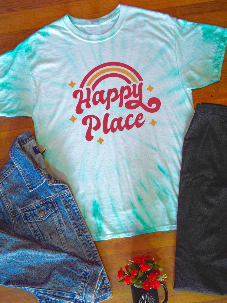 Happy Place Retro Tie Dye T-Shirt