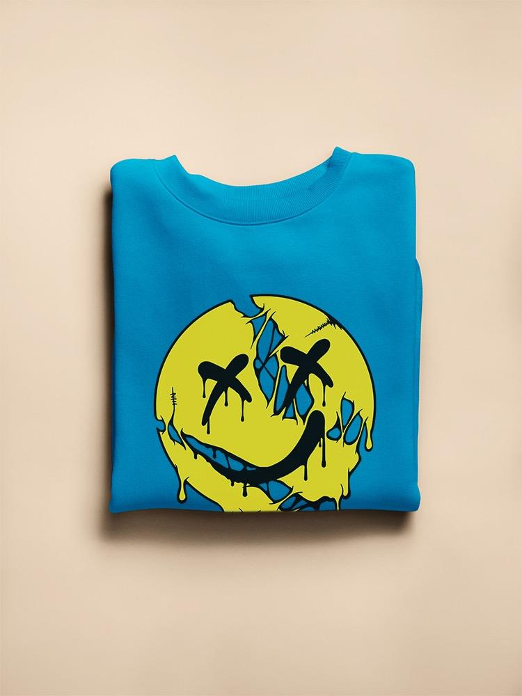 Grunge Style Melty Face W Skull Hoodie -Image by Shutterstock