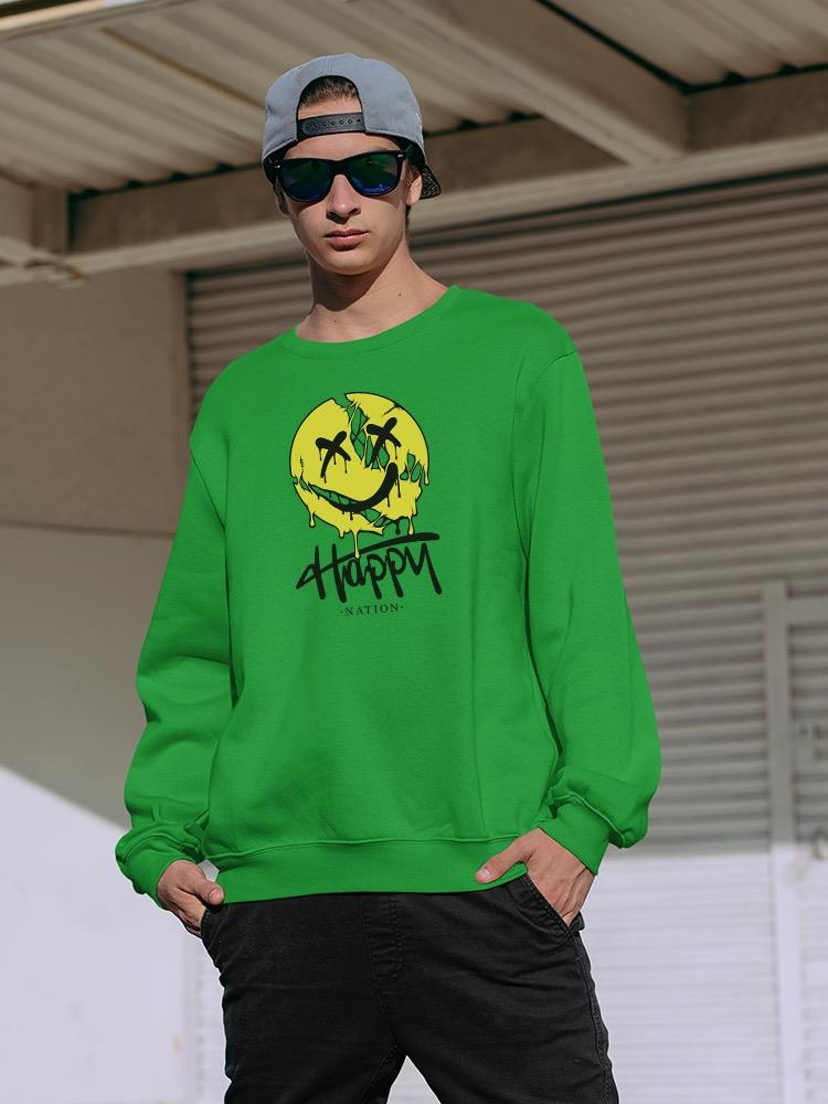 Grunge Style Melty Face W Skull Hoodie -Image by Shutterstock