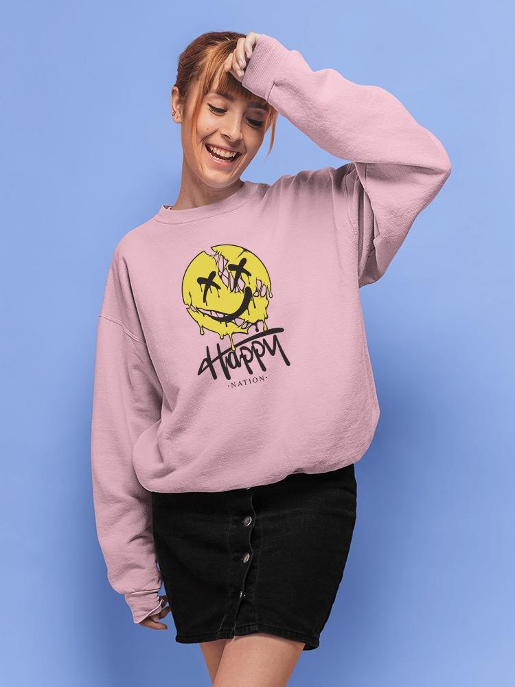 Grunge Style Melty Face W Skull Hoodie -Image by Shutterstock