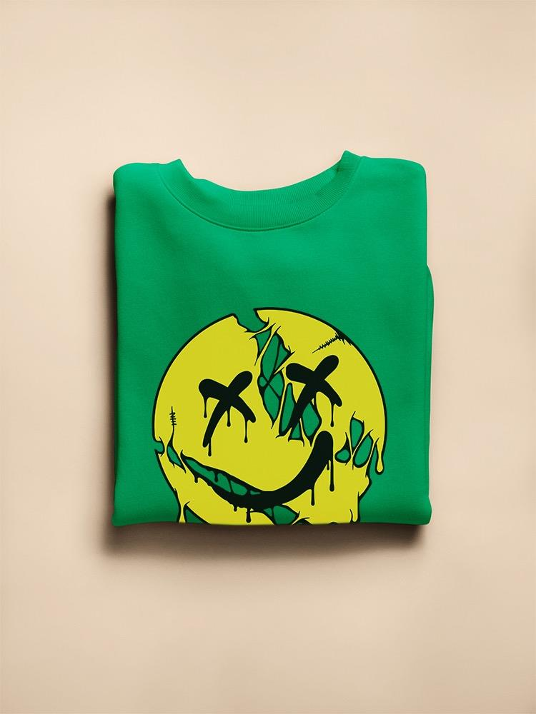 Grunge Style Melty Face W Skull Hoodie -Image by Shutterstock