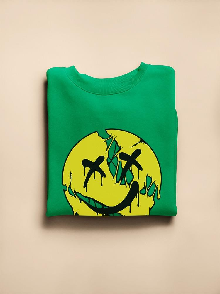 Grunge Style Melty Face W Skull Hoodie -Image by Shutterstock