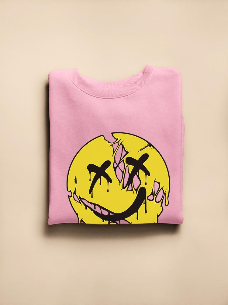 Grunge Style Melty Face W Skull Hoodie -Image by Shutterstock