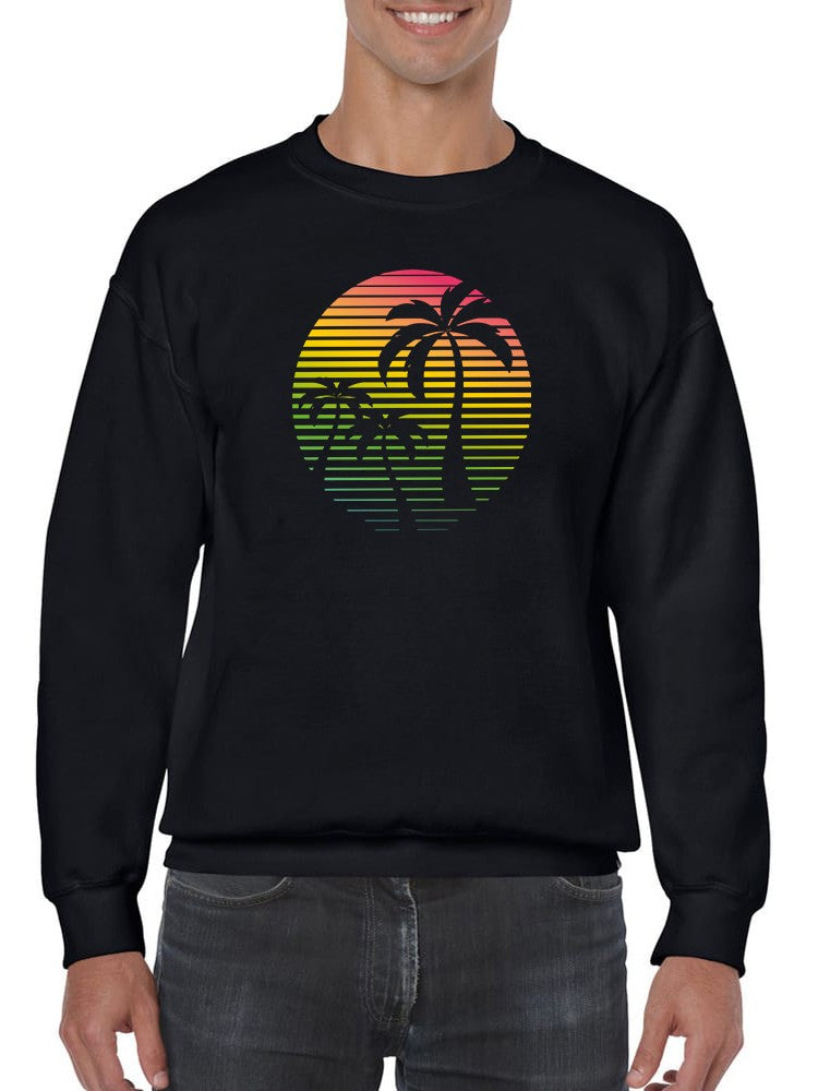 Nostalgic Retro Style Sunset Sweatshirt