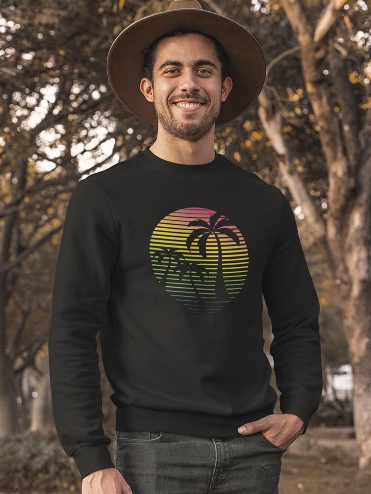 Nostalgic Retro Style Sunset Sweatshirt