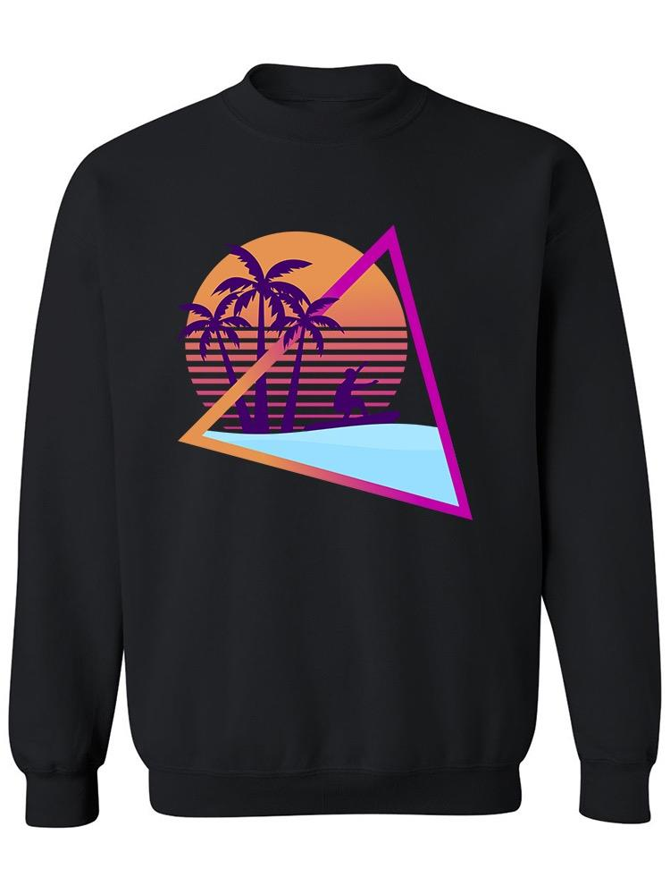 Vaporwave Retro Palms Sweatshirt