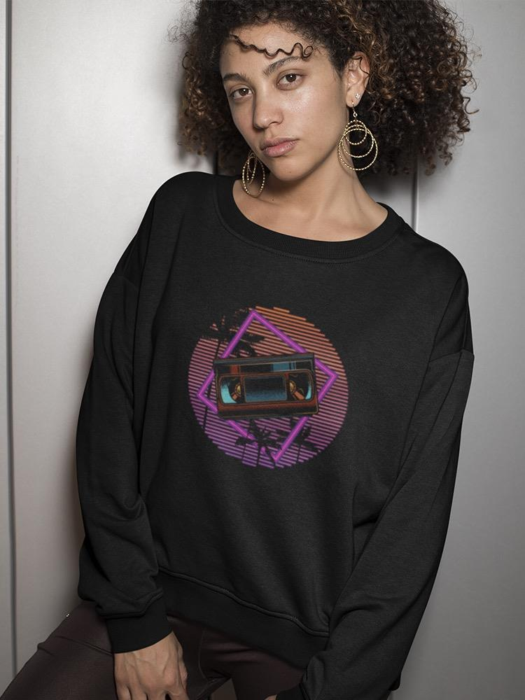 Retro Vaporwave Cassette Sweatshirt