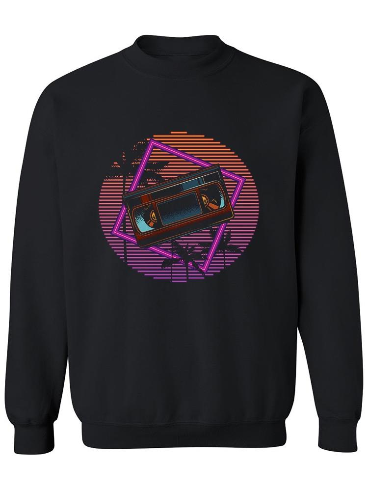 Retro Vaporwave Cassette Sweatshirt