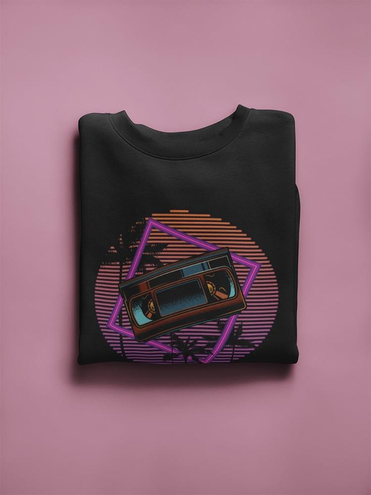 Retro Vaporwave Cassette Sweatshirt