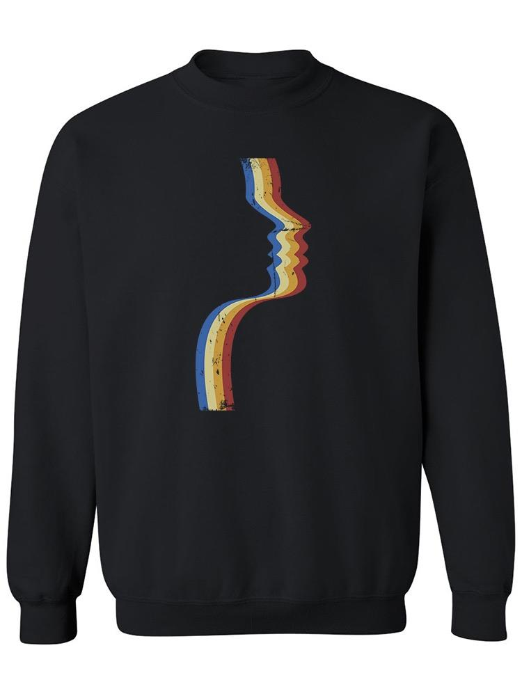 Retro Face Silhouette Sweatshirt