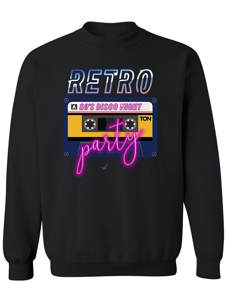 Retro Disco Night Party Sweatshirt