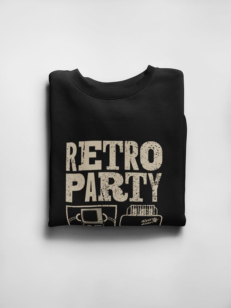 Robot Retro Party Sweatshirt