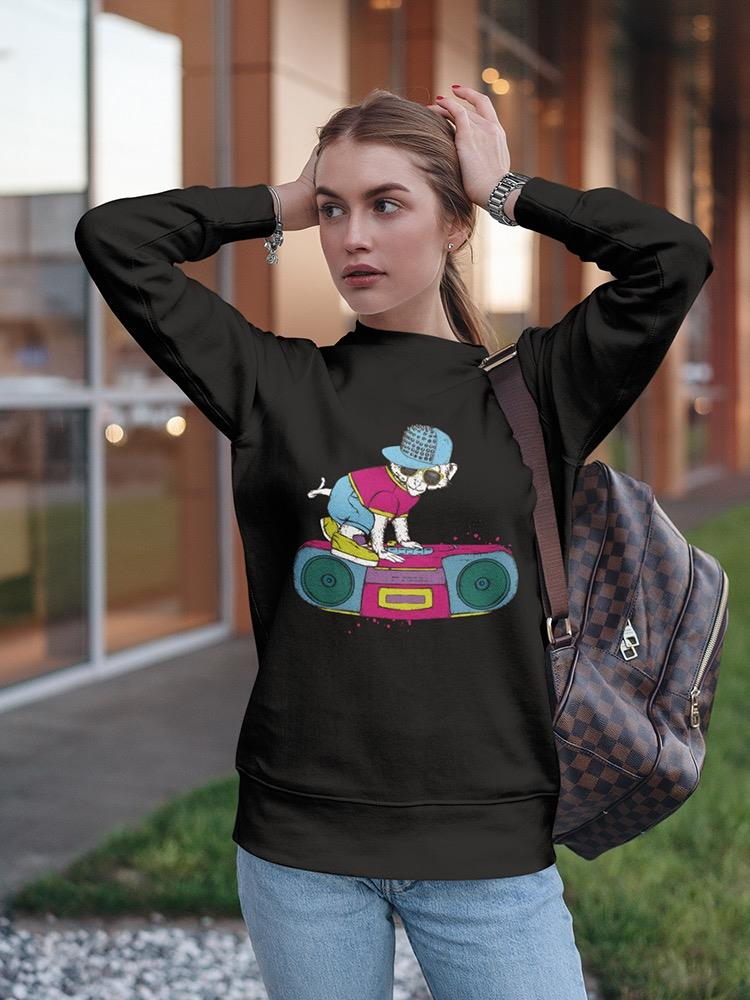 Monkey Retro Dancer Sweatshirt