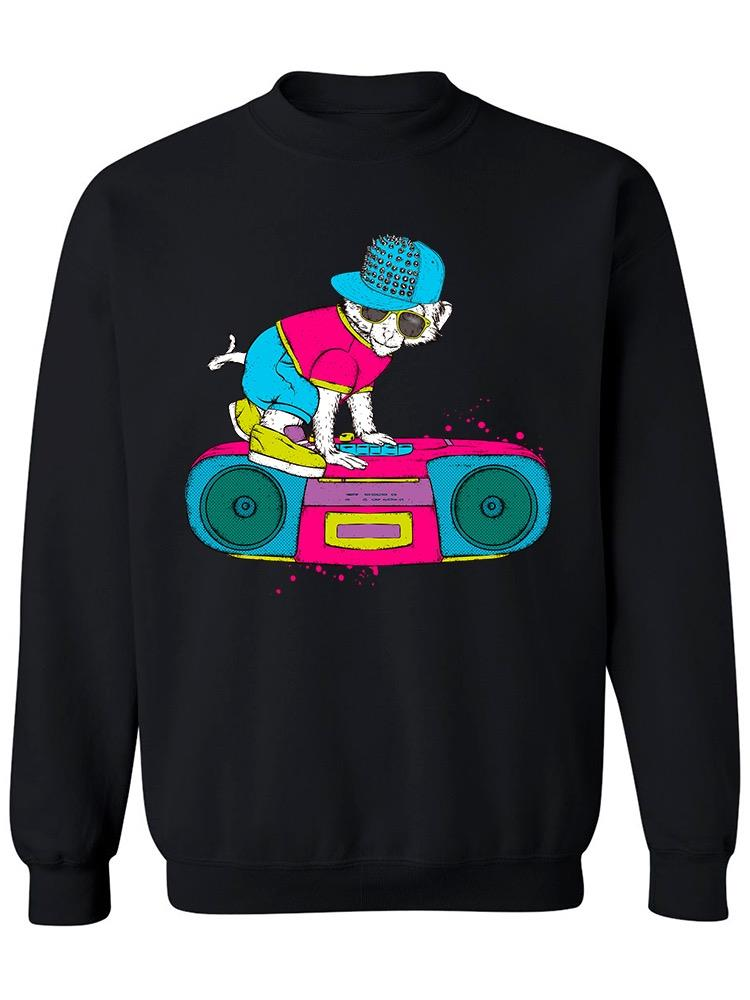 Monkey Retro Dancer Sweatshirt