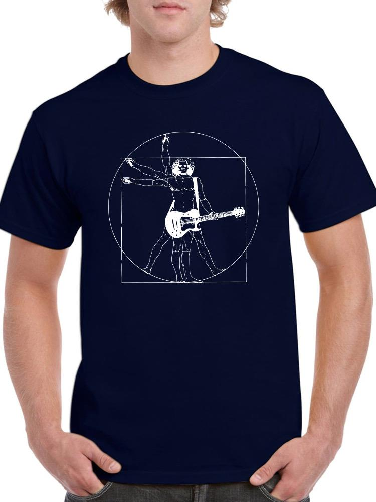 Vitruvian Rock Man T-shirt