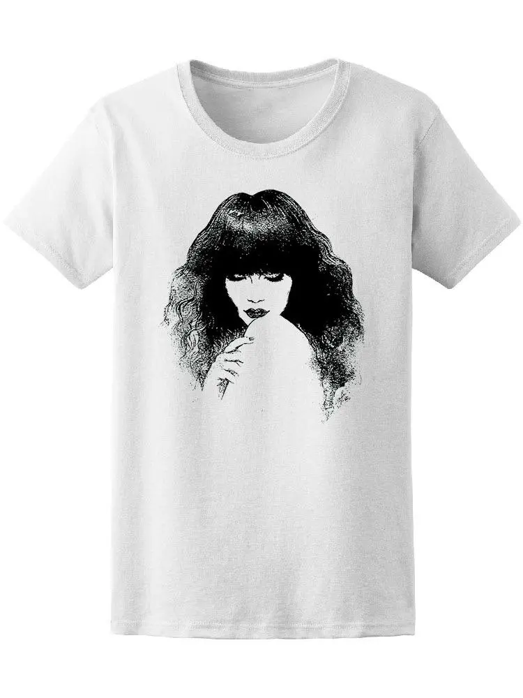 Goth Woman Portrait Tee