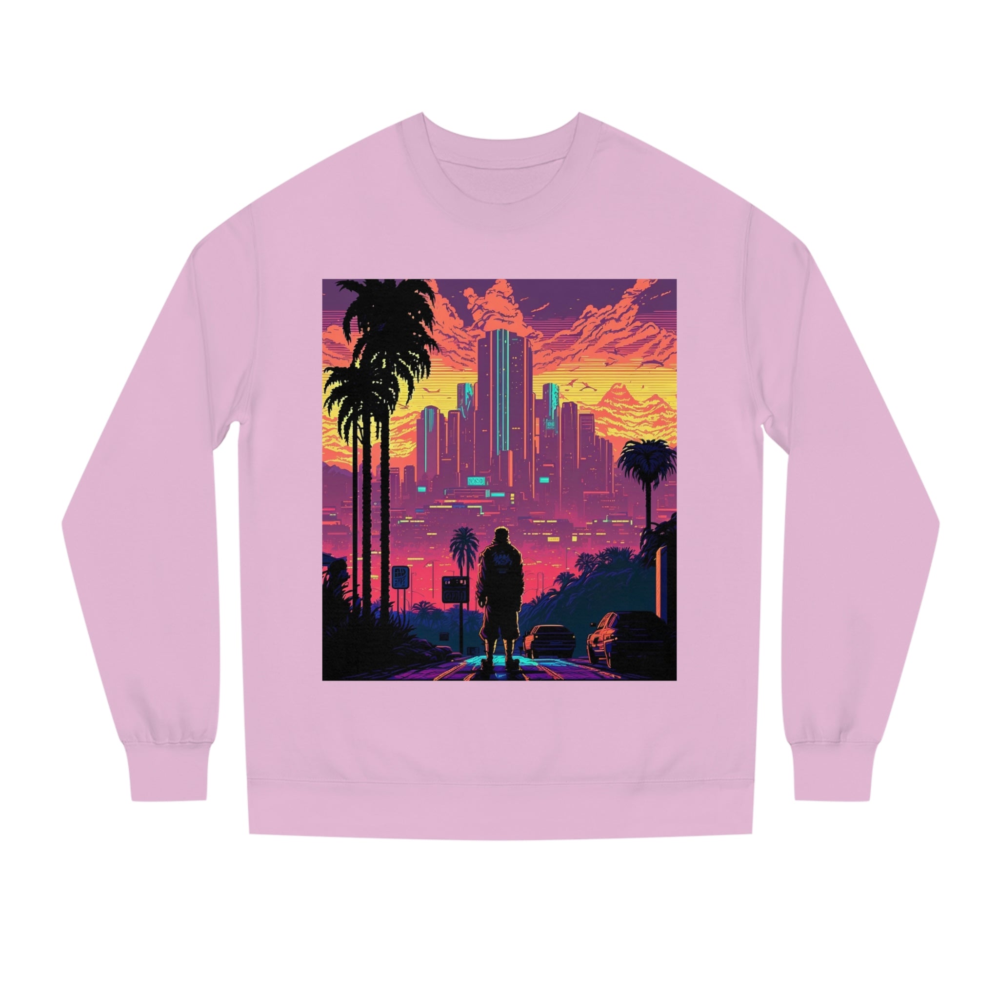 8bit California Dreamin' Unisex Crew Neck Sweatshirt