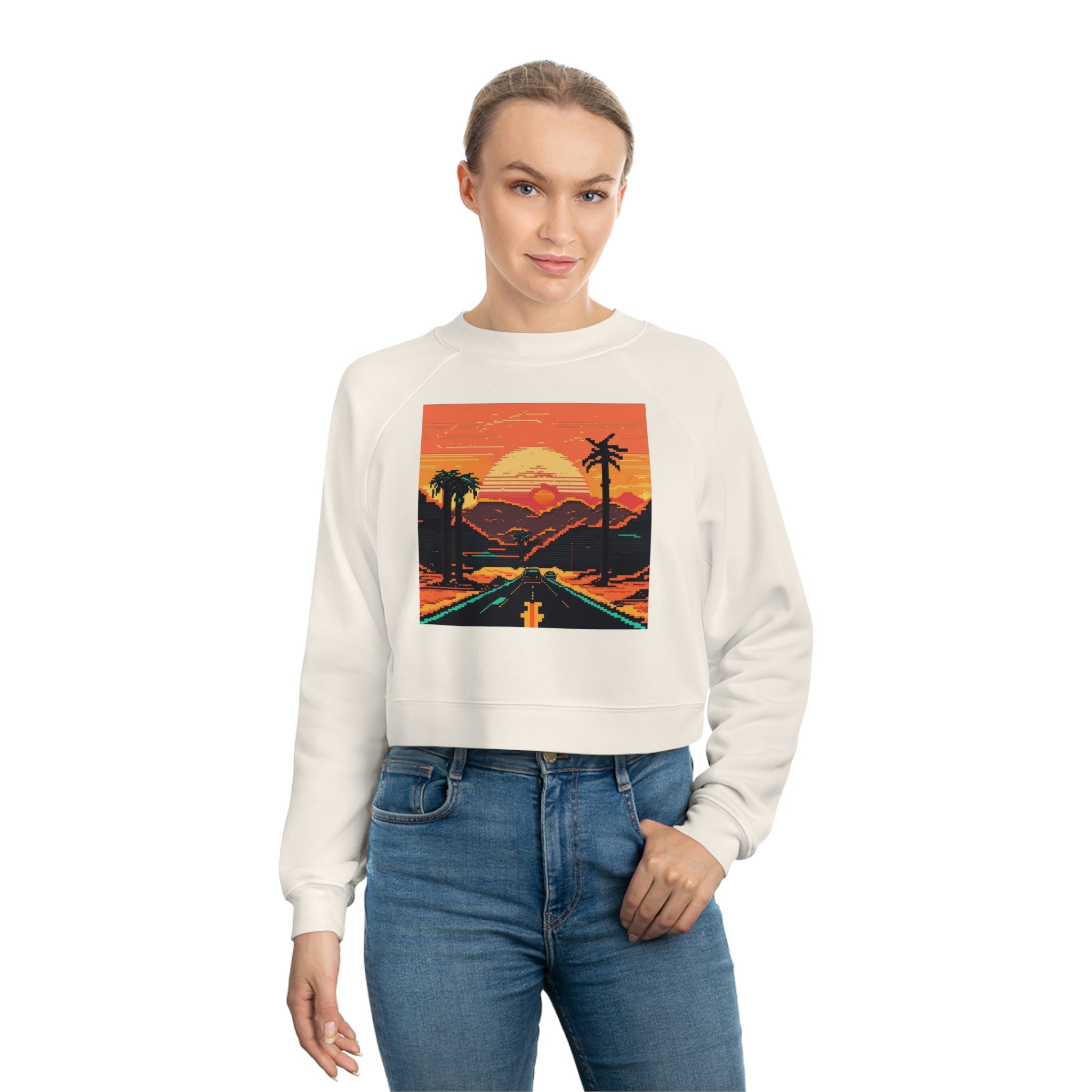 Women's Cropped Fleece Pullover