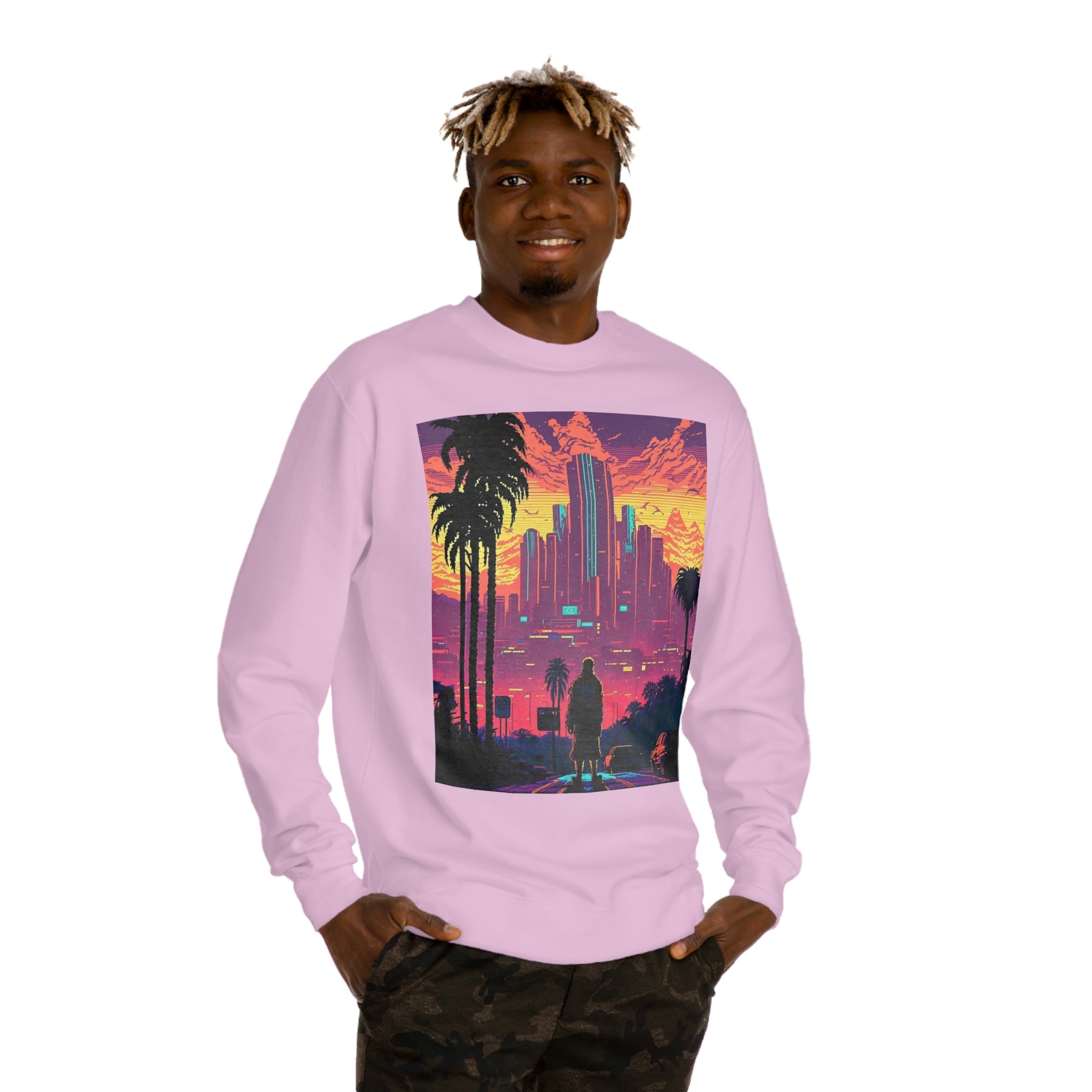 8bit California Dreamin' Unisex Crew Neck Sweatshirt