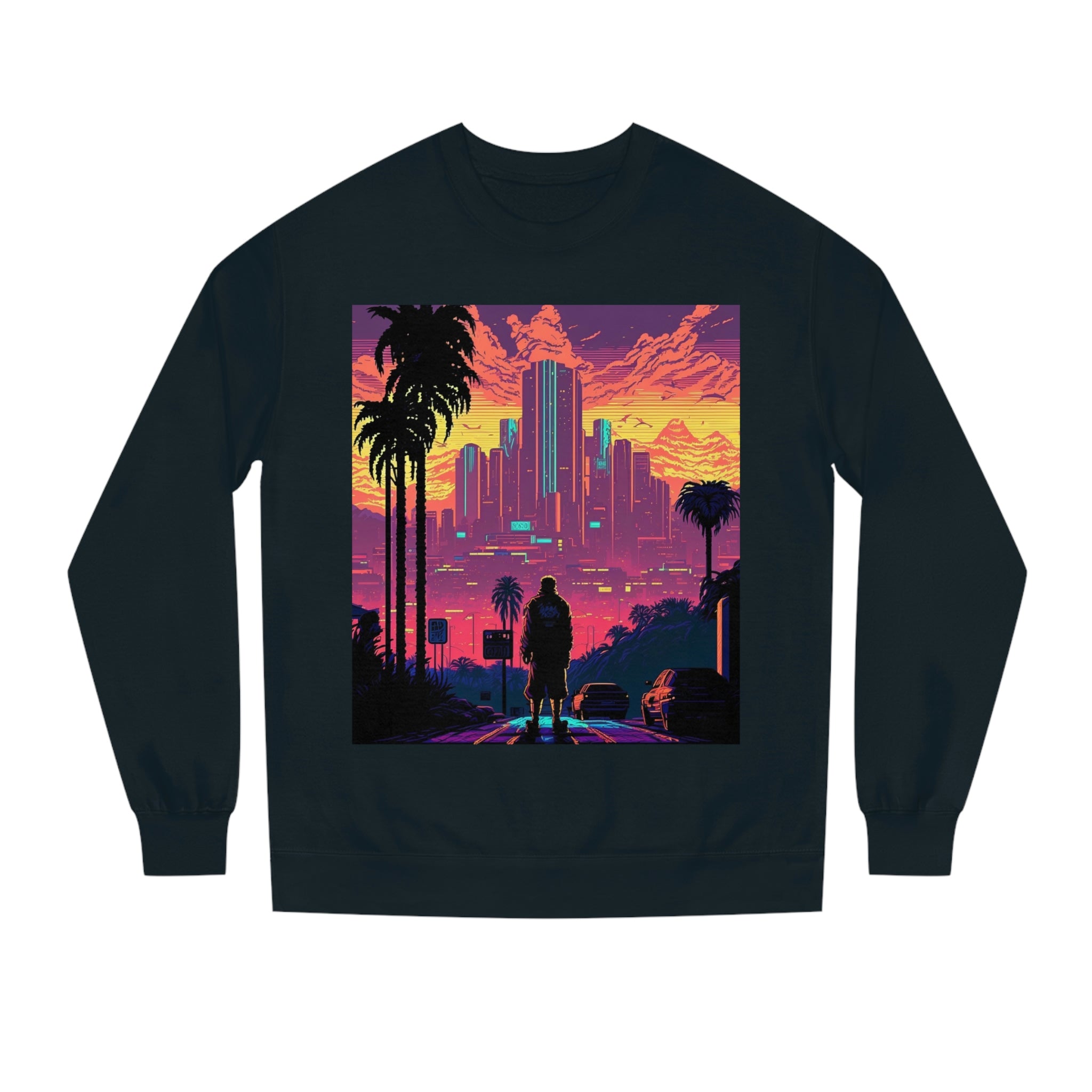 8bit California Dreamin' Unisex Crew Neck Sweatshirt